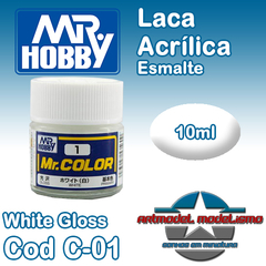 Mr Color - C01 - White Gloss - MrHobby - Gunze