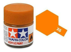 Tamiya - X-6 - Orange - 81506 - Laranja Brilhante - comprar online