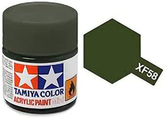 Tinta Acrílica Tamiya - XF-58 - Olive Green - 81758 - comprar online