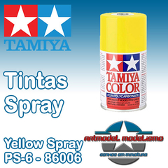 Tamiya - PS-6 Yellow Spray (Amarelo) - 86006