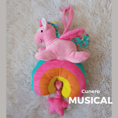 Cunero musical unicornio/Dino