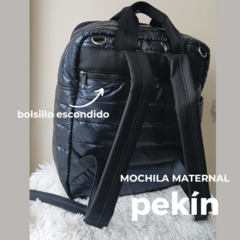 Mochila Maternal Pekin Azul - comprar online
