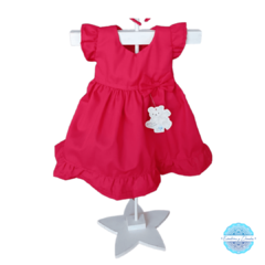 Vestido Poplin Rojo mini beba