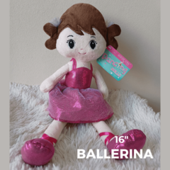 Muñeca Ballerina de peluche 16" en internet