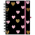 Caderno A6 Argolado Black Heart