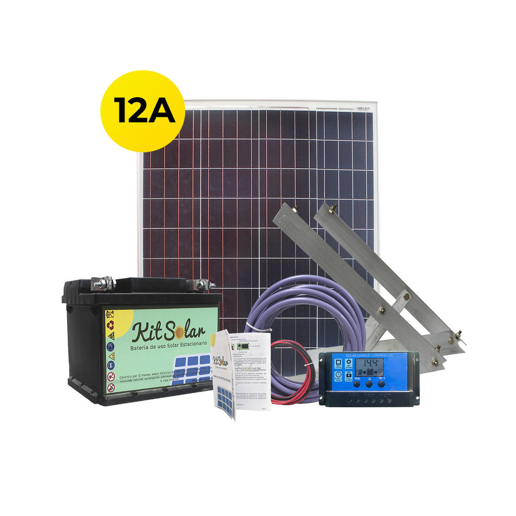 Comprar kit panel solar 160w 12v sin batería