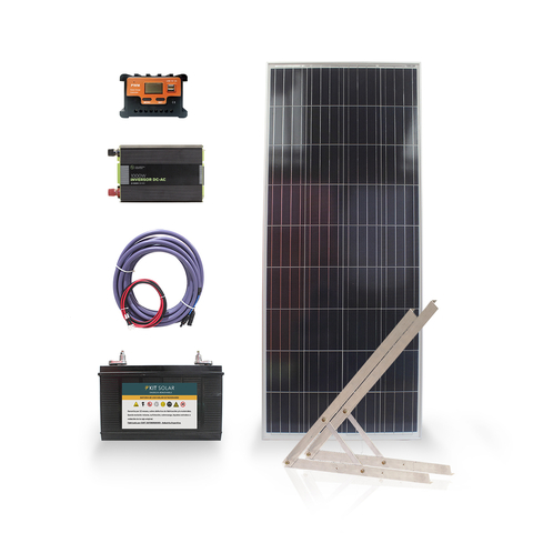Kit Solar 1000w Paneles 3x160 Batería 160a Para Casas 16x