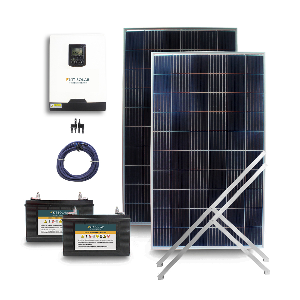Kit Solar 3000W - Para Ahorro y Cortes de Luz