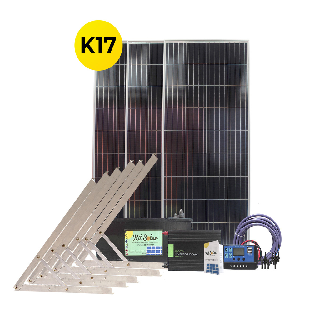 Kit Solar Completo Autoinstalable 1500W K17 - Kit Solar