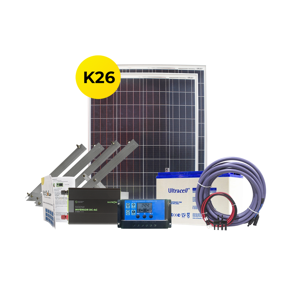 Kit Solar Completo Autoinstalable Panel y Bateria