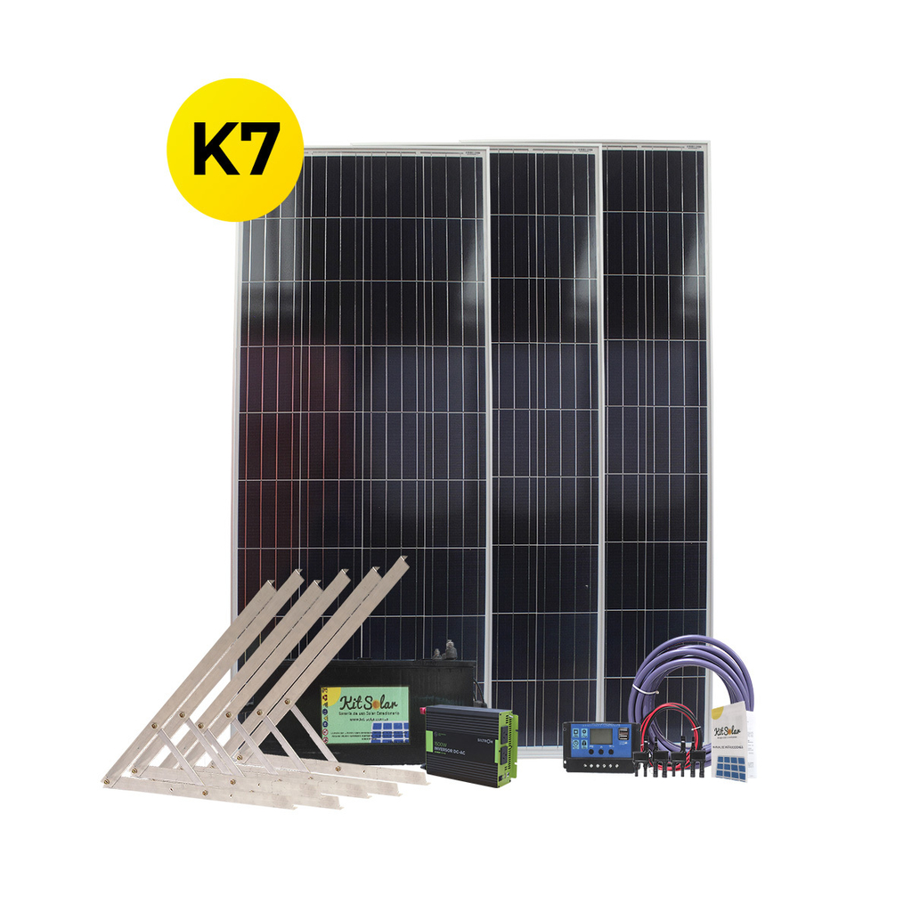 Kit Solar Completo Autoinstalable 1500W Onda Pura K7