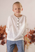 Camisa Pedro Branca - Petit Môme - Moda Infantil