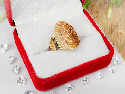 Anillos con iniciales en plata y oro precio hotsell