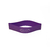 Banda Elástica Circular Látex 5 x 25 cm - 0,5 mm violeta