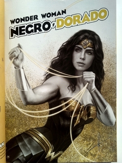 Wonder Woman  Negro y Dorado Comic
