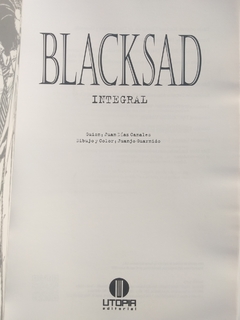 Blacksad Utopía Editorial