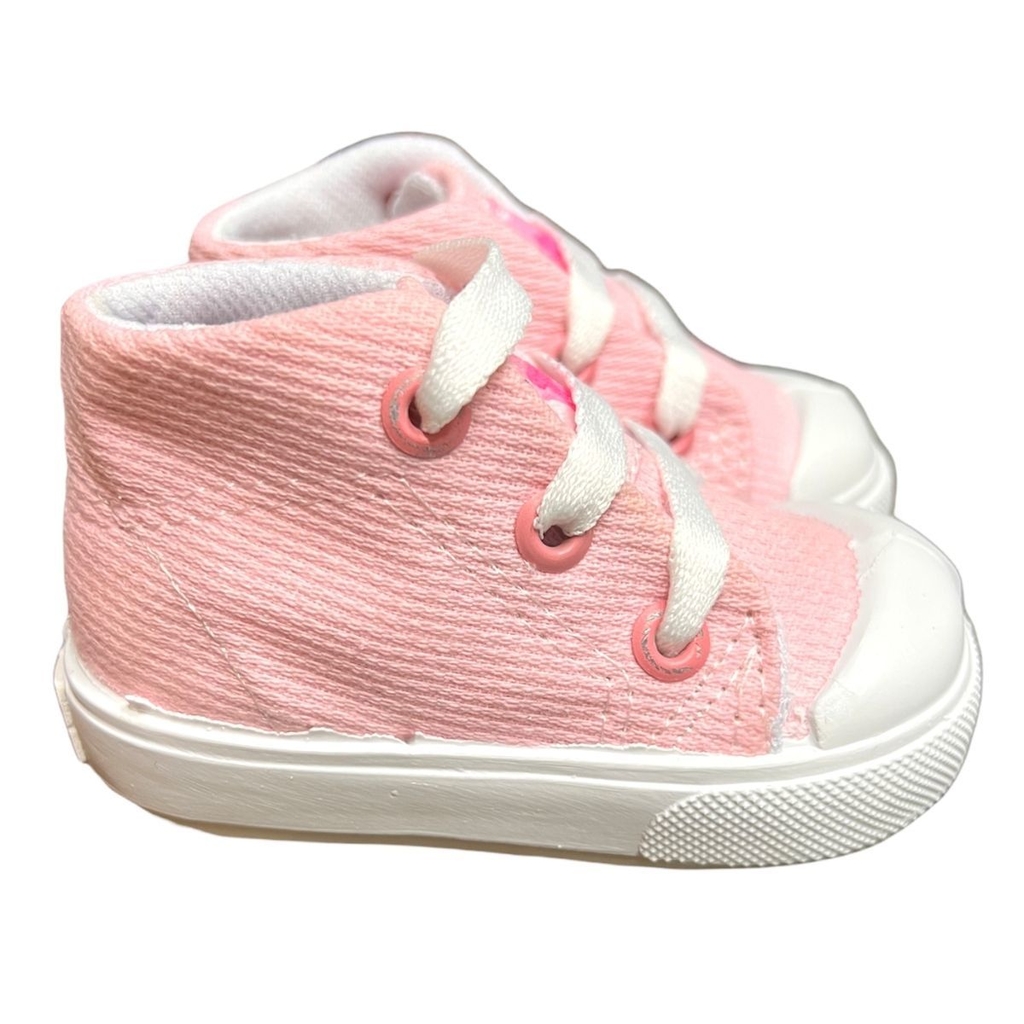botita infantil de nena rosa con cordones venta mayorista en lanus