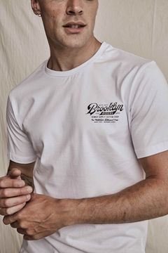 Brooklyn White Vintage Power T-Shirt on internet