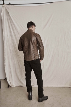 Image of FLAGSTAFF BROWN LEATHER JACKET