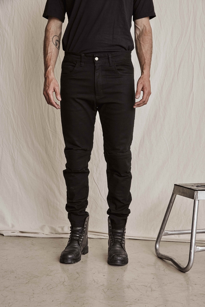 PANTALON KINGMAN DENIM NEGRO Brooklyn Moto Co