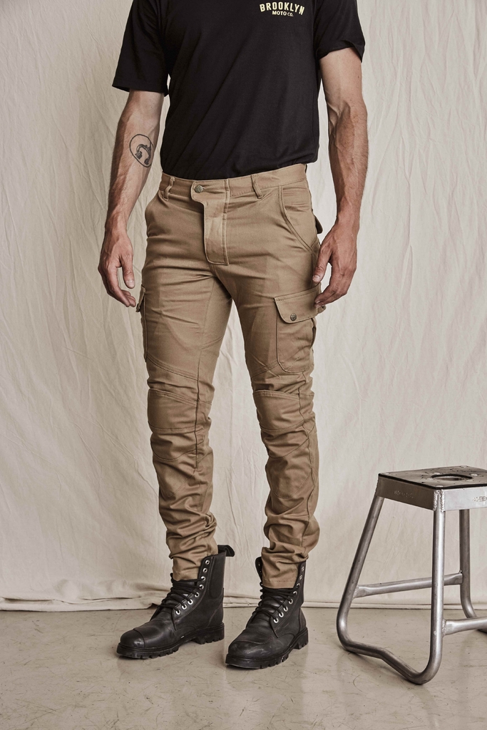 Pantalon cargo camel new arrivals