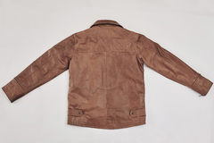 Image of BLOOMINGTON LEATHER JACKET - LIGHT BROWN