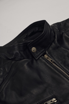 FLAGSTAFF BLACK LEATHER JACKET - buy online