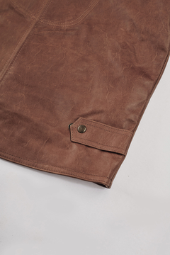 BLOOMINGTON LEATHER JACKET - LIGHT BROWN - online store