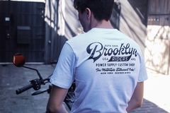 Image of Brooklyn White Vintage Power T-Shirt