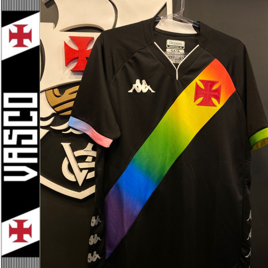 Camisa Vasco Kappa LGBT Masculina 2023/24
