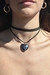 Colar Choker Disco Heart Grafite - buy online