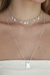 Choker Olho Zircônia Gotinhas Banhada à Prata - buy online