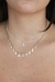 Choker Inicial Banhada à Prata - online store