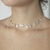 Choker Illusion Grega Banhada à Prata - buy online