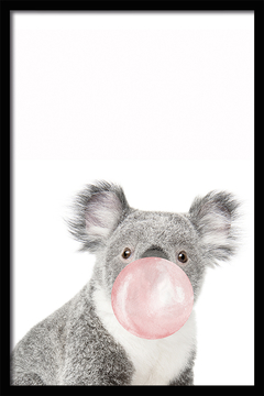 CUADRO KOALA BUBBLE GUM