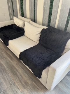 Cubre Sillon - Pelo de Mono y Tussor reversible - comprar online