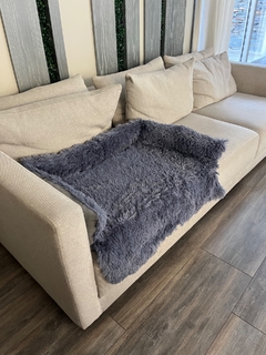 Cubre Sillon - Pelo de Mono y Tussor reversible