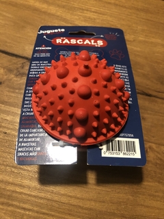 Pelota roja dosificadora Rascals - Perros medianos y grandes