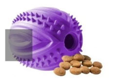 Pelota de rugby Rascals - violeta con espacio para snack