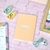 Libreta color pastel con letras ne holo - tienda online
