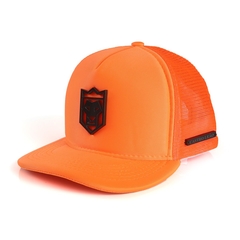 Boné Laranja Neon Tag Preta