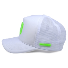 Boné Branco Tag Verde Fluor - Castro Leão