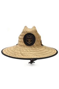 Chapéu de Palha Tag Dourada