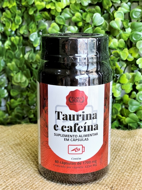 Taurina e Cafeína - Cápsulas - Flora Pura On-Line