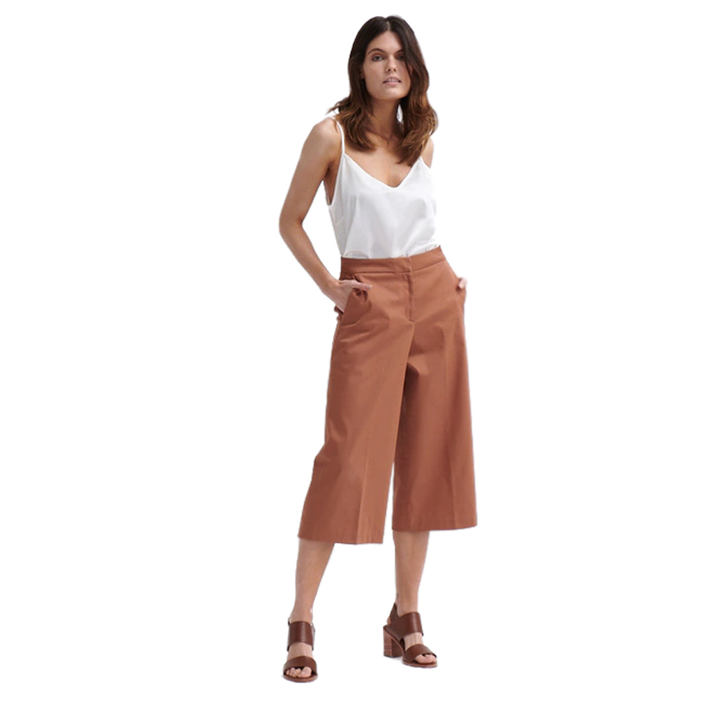 Pantalon capri mujer ancho top