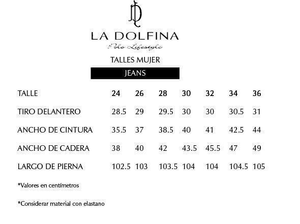 Jean mujer rotos margarita La Dolfina Polo Lifestyle
