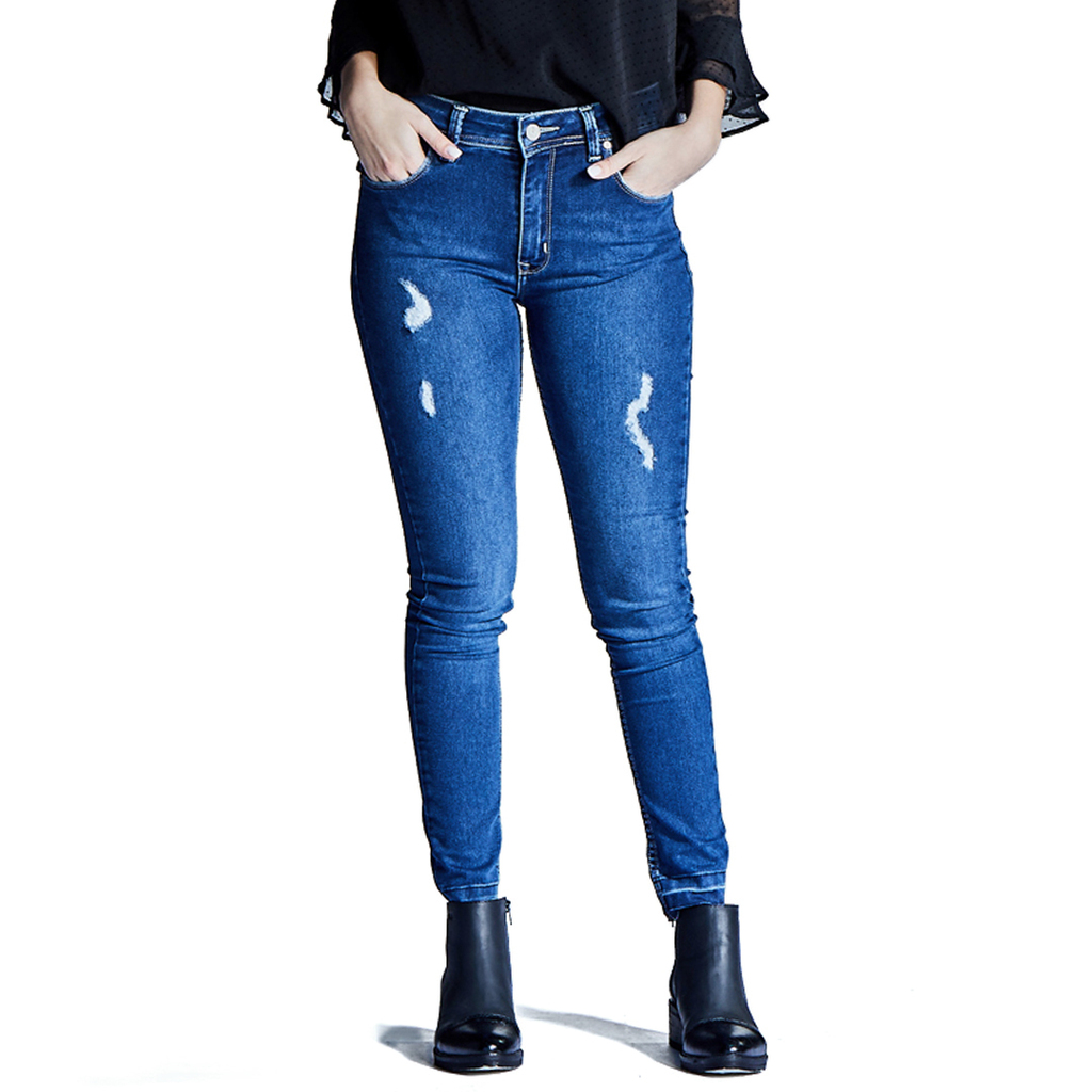 Jeans azul mujer new arrivals