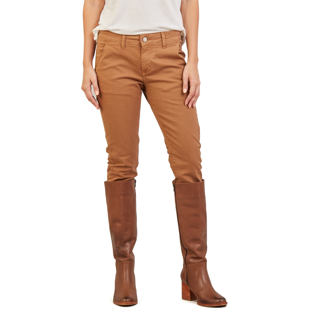 Pantalon corte chino para mujer sale