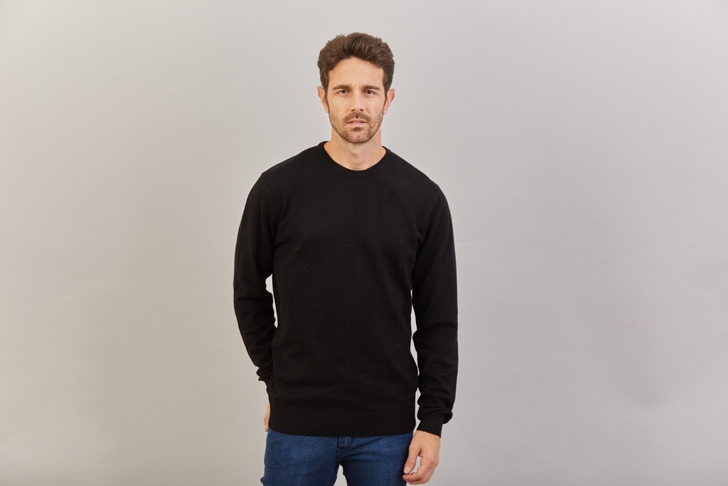 Sweater hombre Negro - Mr. Henry