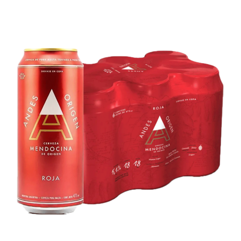 ANDES ROJA SIX PACK LATA 473ml